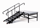 Stageright Stairs w/ Rails - 48” to 72”
