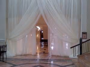 White Sheer Drape 12' x 9'-0