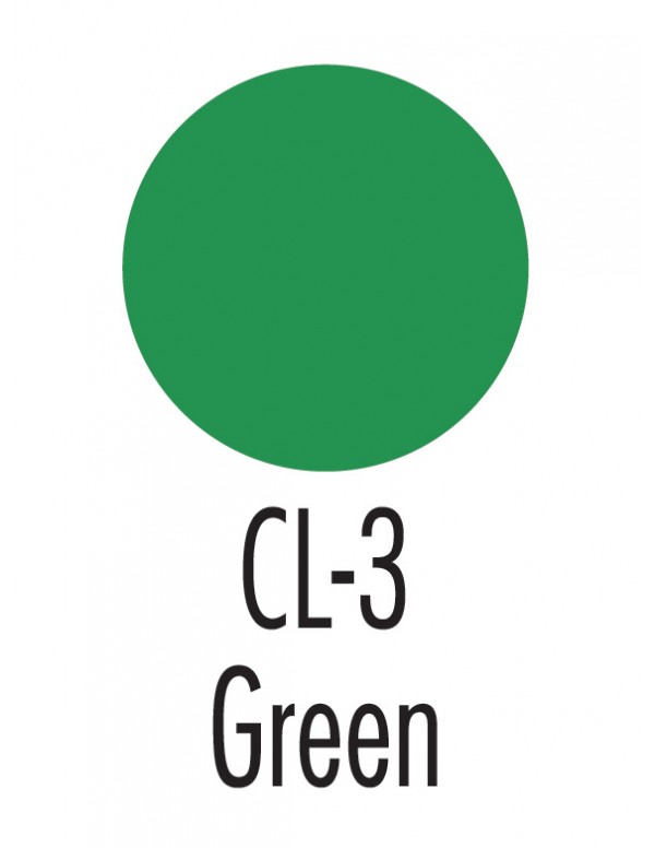 CL-3 Green, Primary Creme Colors .25oz./7gm.-0