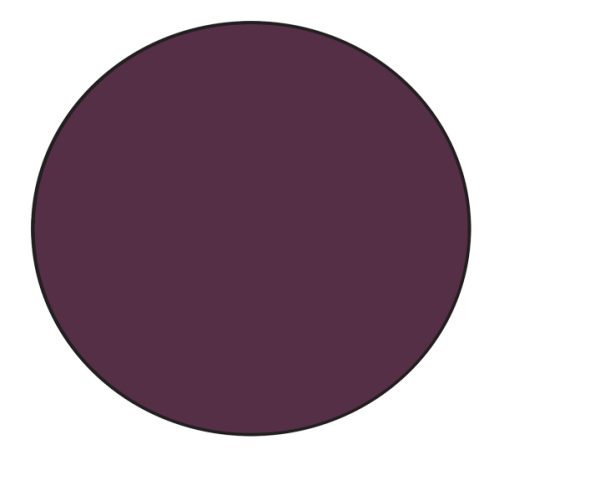 ES-80 Deep Violet, Pressed Eye Shadow, .12oz./3.5gm.