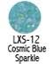 LXS-12 Cosmic Blue Sparkle, Lumière Luxe Sparkle Powders, .28oz./8gm.