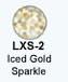 LXS-2 Iced Gold Sparkle, Lumière Luxe Sparkle Powders, .28oz./8gm.