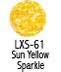 LXS-61 Sun Yellow Sparkle, Lumière Luxe Sparkle Powders, .28oz./8gm.