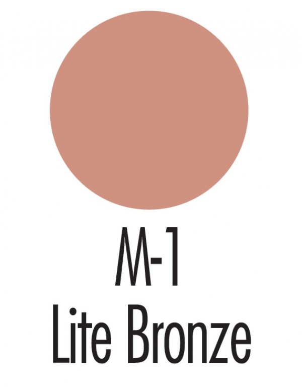 M-1 Lite Bronze, Medium Series, Creme Foundations .5oz./14gm.-0
