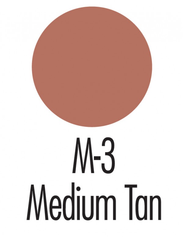 M-3 Medium Tan, Medium Series, Creme Foundations .5oz./14gm.-0