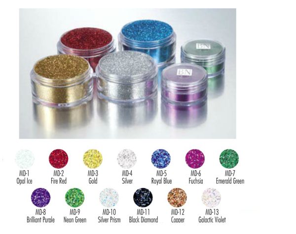 MD-1 Opal Ice, Sparklers Glitter, Glitter and Shimmer .14oz./4gm.-16006