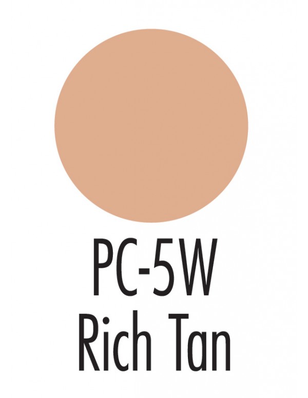 PC-5W Rich Tan, Color Cake Foundations 1oz./28gm.-0