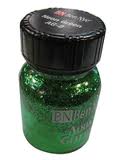 AG-8 Neon Green, Aqua Glitter Paint, 1 fl. oz./29ml.