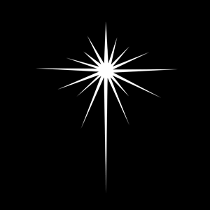 Gobo, Bethlehem Star Thin MS-3204-0