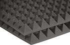 Studiofoam Pyramids,2" 12pcs 2'x4' panels Charcoal 2PYR24CHA