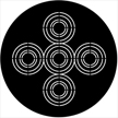 Gobo, Rotation: Symmetric 13 - 74013-0