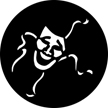 Gobo, Symbols & Signs: Comedy Mask - 76518-0