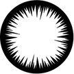 Gobo, Rotation: Jagged Vignette - 77614-0