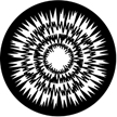 Gobo, Rotation: Jagged Circles - 77616-0