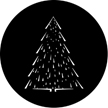 Gobo, Occasions & Holidays: Christmas Tree C - 73633-0