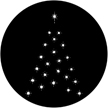 Gobo, Occasions & Holidays: Christmas Tree D - 73634-0