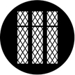 Gobo, Windows, Doors, Blinds: Lattice - 77124-0