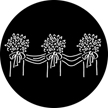 Gobo, Occasions & Holidays: Floral Decoration 3 - 76529-0