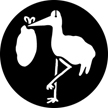 Gobo, Occasions & Holidays: Stork - 76543-0
