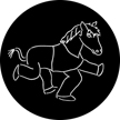 Gobo, Occasions & Holidays: Comedy Horse - 76585-0
