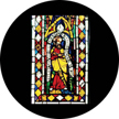 Gobo, Glass Color Scene: Comedia Stained Glass - 86675-0