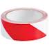 Safety Tape Red/White 2"x18yds