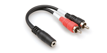 Stereo Breakout, 3.5 mm TRSF to Dual RCA