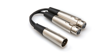 Y Cable, Dual XLR3F to XLR3M