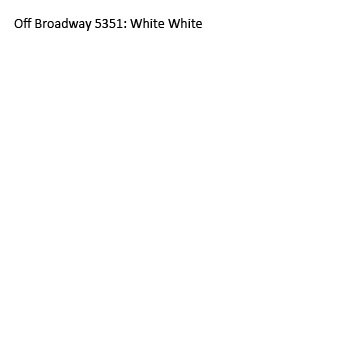 #5351 Off Broadway, White White - Quart-0