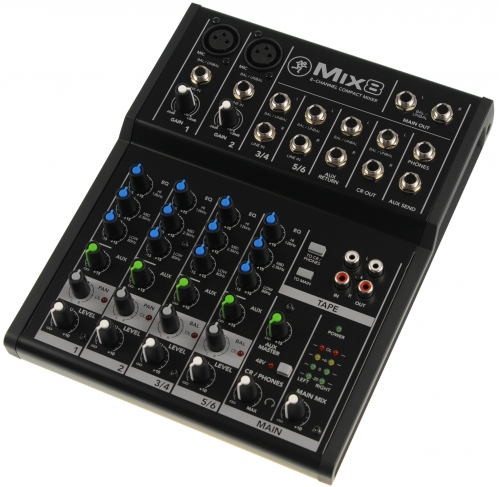 mix 8 analog mixers(8 channel compact mixer)