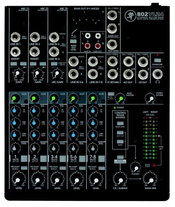 802vlz4 analog mixers