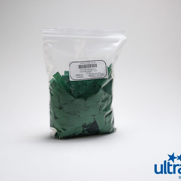 Pro Fetti (1lb Bags of Free Flow Paper)-dark green