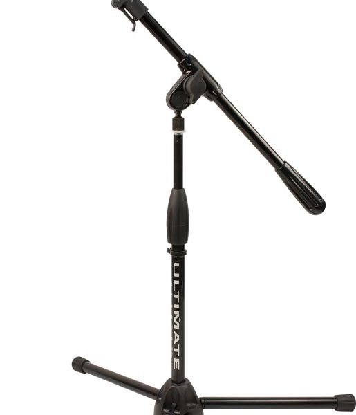 Ultimate Support PRO-R-T-SHORT-T Package - tripod base/telescoping boom, short height, .875" height, fold up legs-0