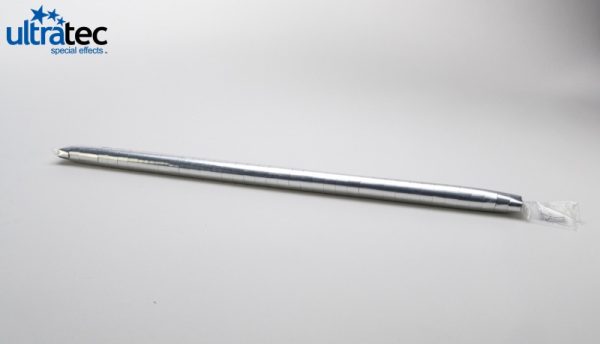 PAP-2280C 20' Metallic PVC Streamer - Silver (40 x 0.5" rolls/sleeve)-0