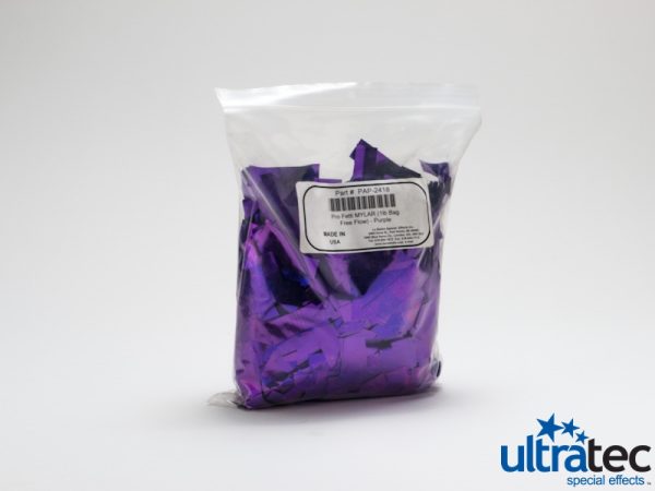 PAP-2428 Pro Fetti Metallic PVC (10lb Bag Free Flow) - Purple-0