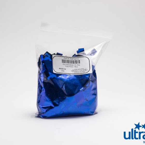 PAP2413 Pro Fetti Metallic PVC (1lb Bag Free Flow) - Blue-0