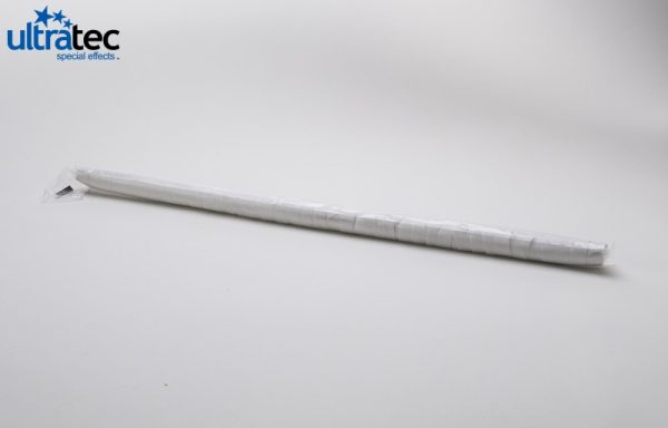 PAP-2275C 20' Streamers - White (40 x 0.5" rolls/sleeve)-0
