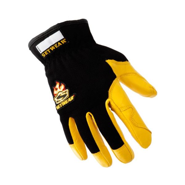 Setwear Pro Leather Glove - Large - Tan-0